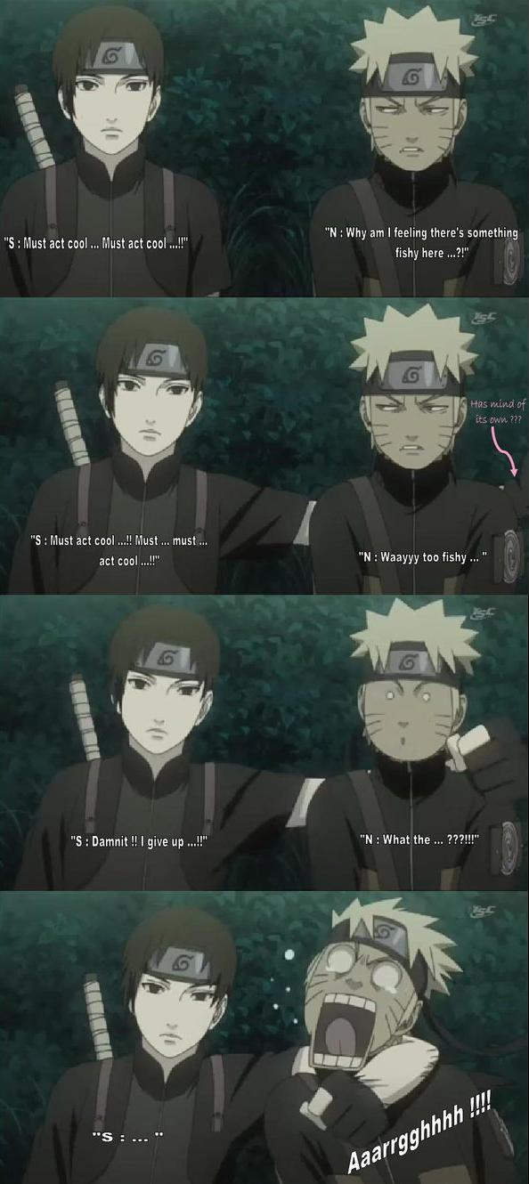 Sai is in love with Naruto, Shippuuden series